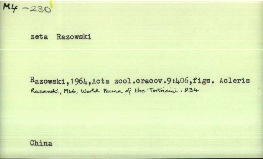 front of card